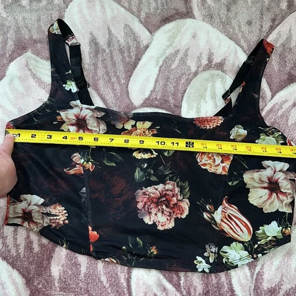 Tilly’s West of Melrose Floral Mesh Corset Tank Top - SEE DESCRIPTION - Picture 9 of 12